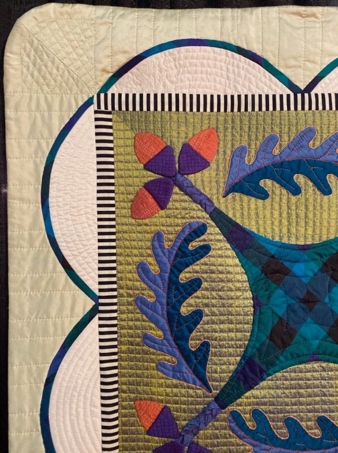 "Pink Acorns" by Christine Copenhaver - Corner